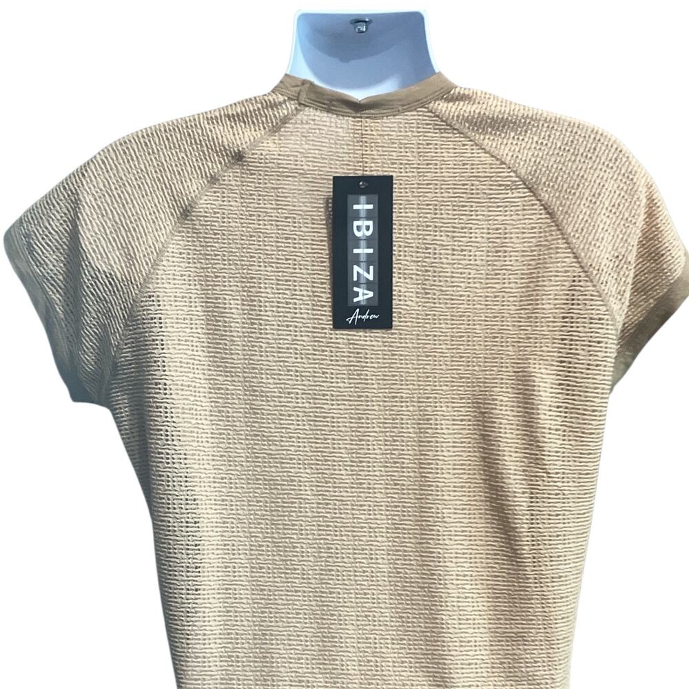 Andrew Christian Ibiza Energy Capsule Collection Tee Tan Medium - Picture 8 of 14